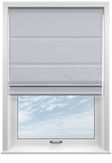 Carina, Silver - Twist&Fit Roman Blind